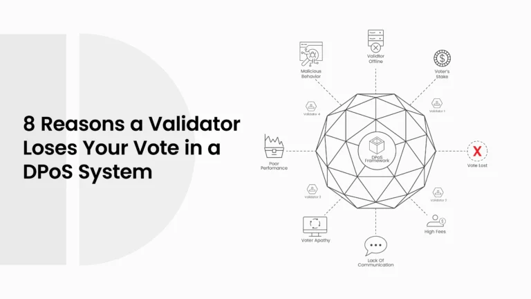 8 Reasons a Validator Loses Your Vote in a DPoS System