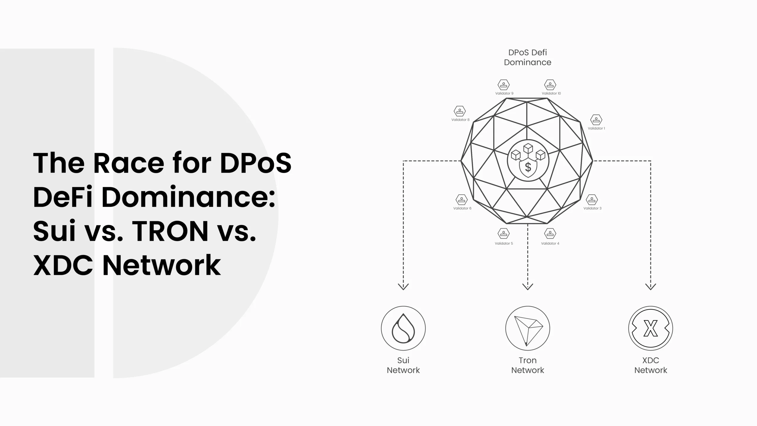 The Race for DPoS DeFi Dominance: Sui vs. TRON vs. XDC Network