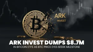ARK Invest Dumps $8.7M in Bitcoin ETFs as BTC Price Eyes $130K Milestone