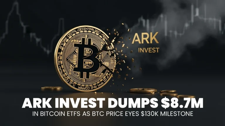 ARK Invest Dumps $8.7M in Bitcoin ETFs as BTC Price Eyes $130K Milestone