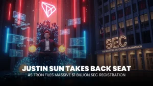 Justin Sun Takes Back Seat Amid TRON’s $1B Push for SEC Registration