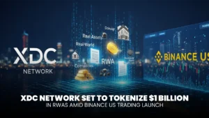 XDC Network Set to Tokenize $1 Billion in RWAs Amid Binance US Trading Launch