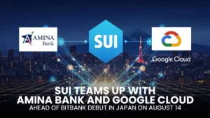 SUI Teams Up with AMINA Bank and Google Cloud Ahead of Bitbank Debut in Japan on August 14