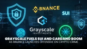 Grayscale Fuels SUI and Cardano Boom as Binance Launches Offensive on Crypto Crime