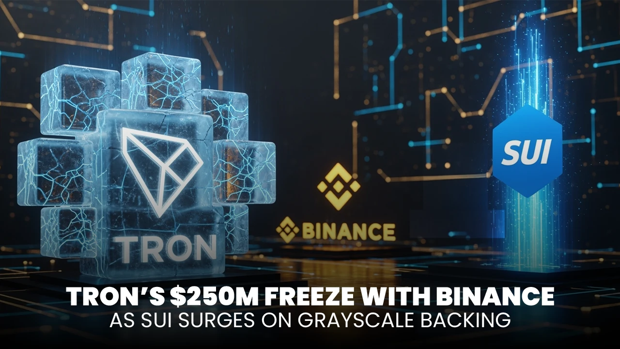 Tron Escalates War on Financial Crimes with Binance, Freezes $250M Illicit Assets, as SUI Aims for Mass Adoption