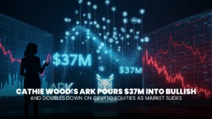ARK Invest on a Crypto Buying Spree, Pours $37M Into Bullish Despite Bearish Trends