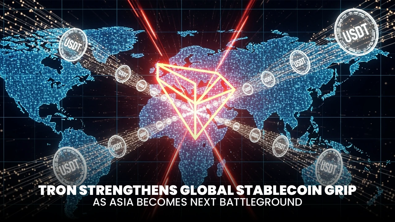 Tron Strengthens Global Stablecoin Grip as Asia Becomes the Next Battleground