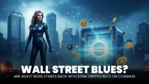 Wall Street Blues? Ark Invest Boss Strikes Back with $30M Crypto Blitz on Coinbase