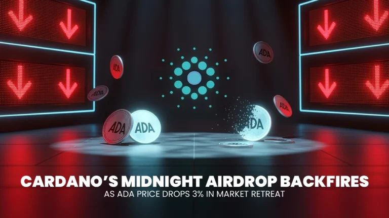 Cardano’s Midnight Airdrop Backfires as ADA Price Drops 3% in Market Retreat