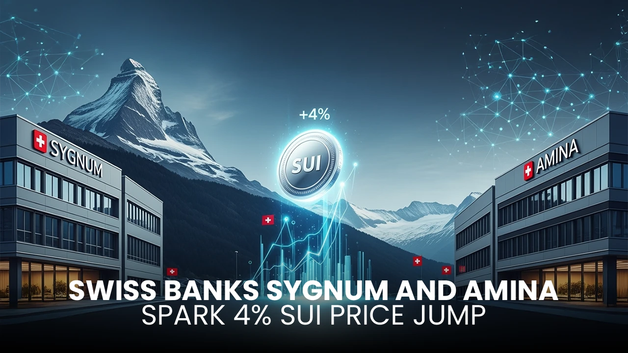 Swiss Banks Unlock Regulated Entry to SUI via DPoS, Spark a 4% Jump in SUI Price
