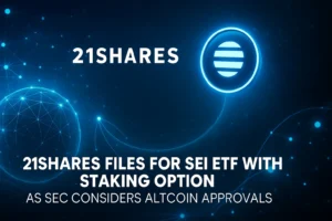 21Shares Files For SEI ETF with Staking Option as SEC Considers Altcoin Approvals