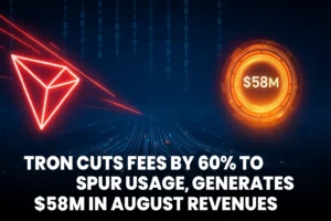 Tron Cuts Fees by 60% to Spur Usage, Generates $58M in August Revenues