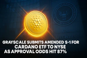 Grayscale Submits Amended S-1 For Cardano ETF To NYSE Arca As Approval Odds Hit 87%