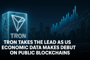 TRON Takes the Lead as US Economic Data Makes Debut on Public Blockchains