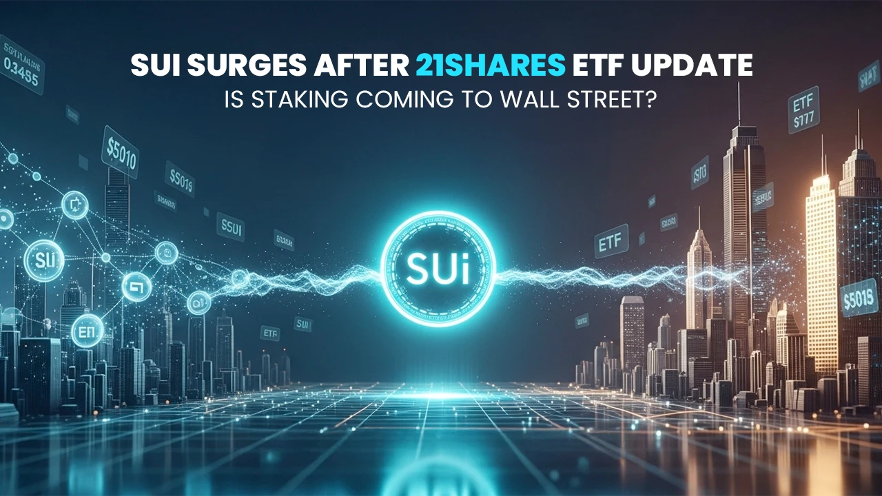 21Shares Amends Sui Staking ETF for Nasdaq, Market Responds with a 2.5% Surge