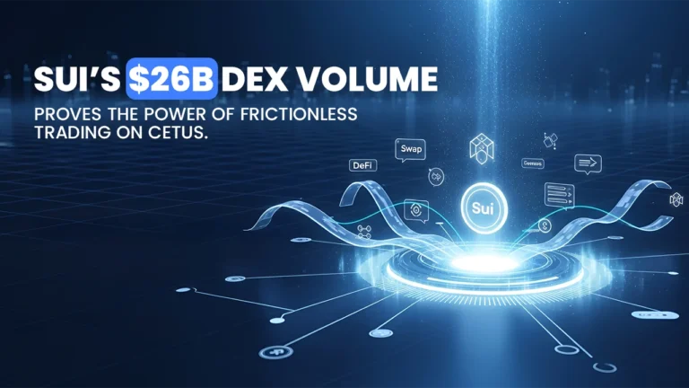 Cetus Rolls Out WalletConnect as Sui’s DEX Trading Volume Surges to $26B