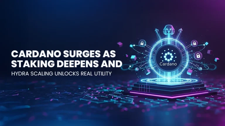 Is Cardano Back on Track: How Hydra and Exchange Staking Revived a 10% ADA Rally