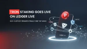 TRON Staking Goes Live on Ledger Live, Self-Custody Rewards Finally One Tap Away