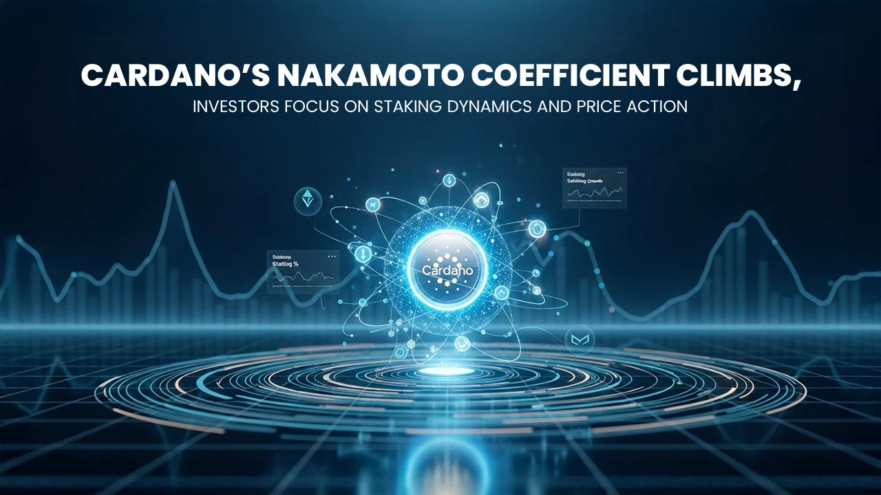 Cardano Pips Bitcoin and Ethereum in Decentralization Rankings, All Eyes on Staking Flows and Institutional Signals